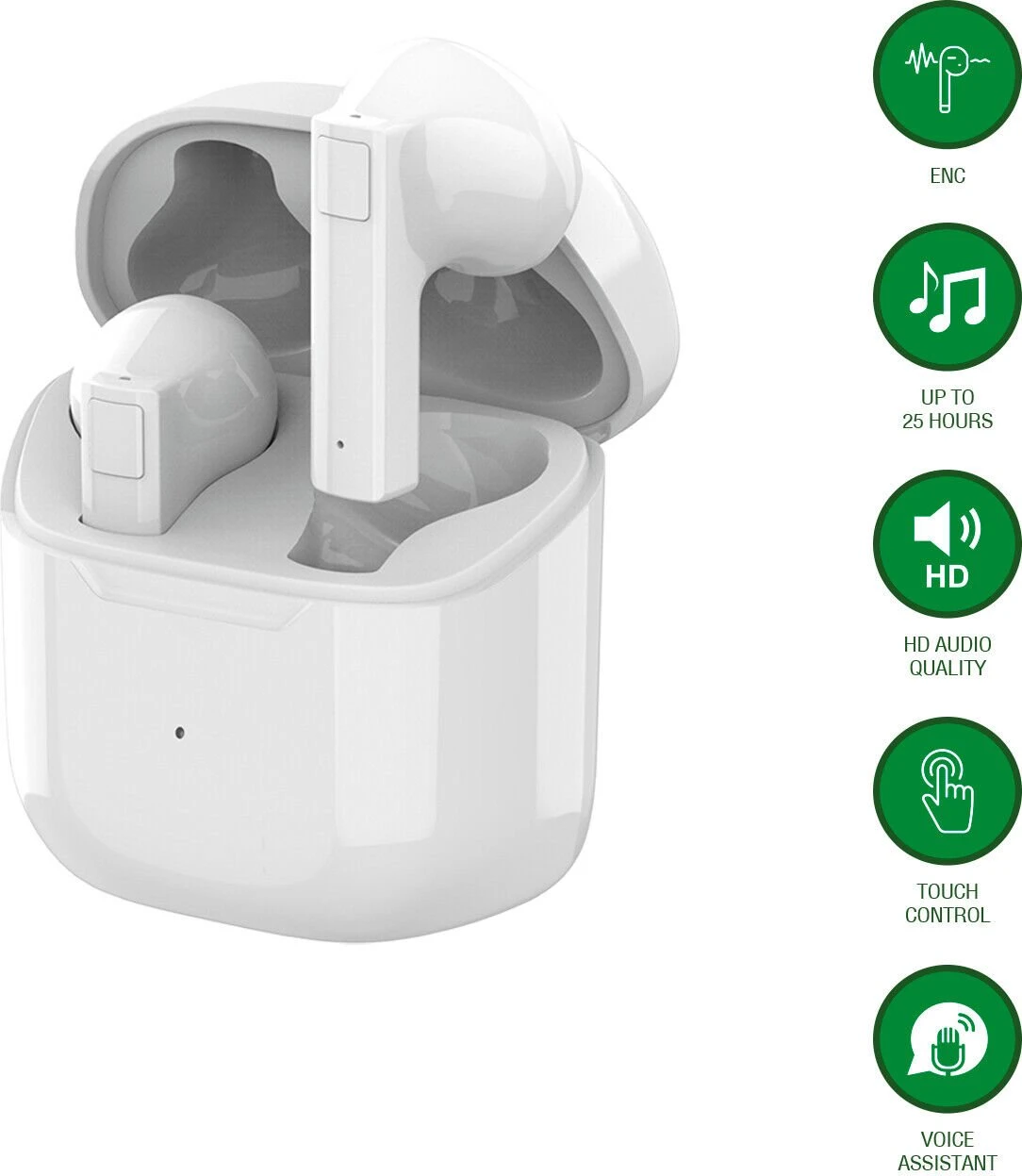 4smarts SkyBuds 2 weiß